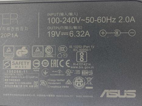 Оригинальный блок питания для ноутбука Asus 120W 19V 6.32A 5.5x2.5mm PA-1121-28 Orig - фото 3