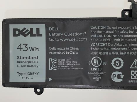 Аккумуляторная батарея для ноутбука Dell GK5KY Inspiron 11 (3147) 11.1V Black 3800mAh Orig - фото 3