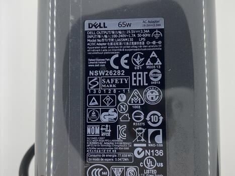 Блок питания для ноутбука Dell 65W 19.5V 3.34A 7.4 x 5.0mm HK65NM130 Orig - фото 3