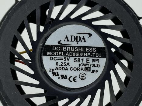 Вентилятор для ноутбука Dell Studio 14Z, 14ZN, 1440, 1440N, 1440Z, 5V 0.3A 3-pin Nidec - фото 3