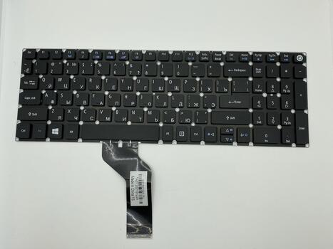Клавиатура для ноутбука Acer Aspire E5-522, E5-522G, V3-574G, E5-573, E5-573G, E5-573T, E5-573T, E5-532G, E5-722, E5-772, F5-571, F5-571G, F5-572, F5-572G, VN7-792G, V17 Nitro, Packard Bell EasyNote TE69BH  Black, (No Frame) RU - фото 2