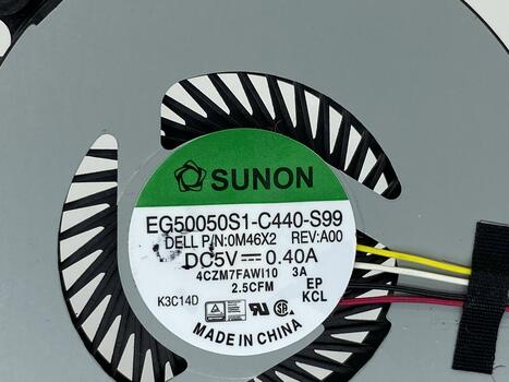 Вентилятор для ноутбука Dell Chromebook 11 CB1C13 5V 0.4A 4-pin SUNON - фото 3
