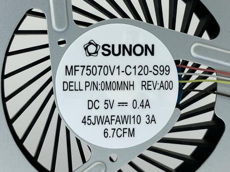 Вентилятор для ноутбука Dell Vostro 5560, V5560, 5V 0.4A 4-pin SUNON - фото 3