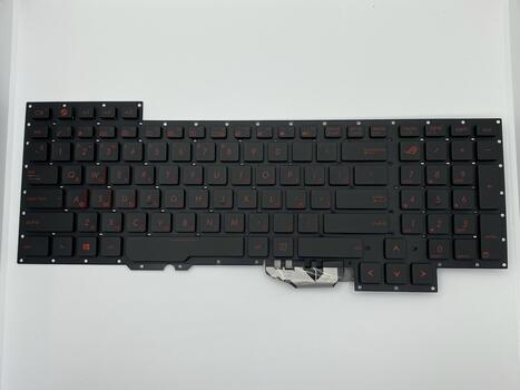 Клавиатура для ноутбука Asus G751, G751JM, G751JL, G751JT, G751JY с подсветкой (Light), Black, (No Frame) RU - фото 2
