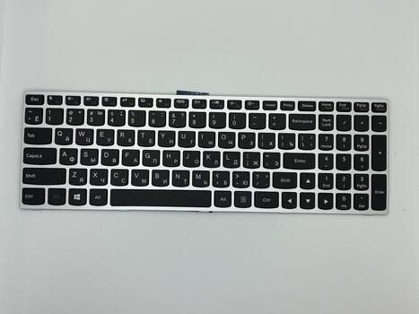 Клавиатура для ноутбука Lenovo IdeaPad (G50-70, G50-30), Black, (Gray Frame) RU - фото 2