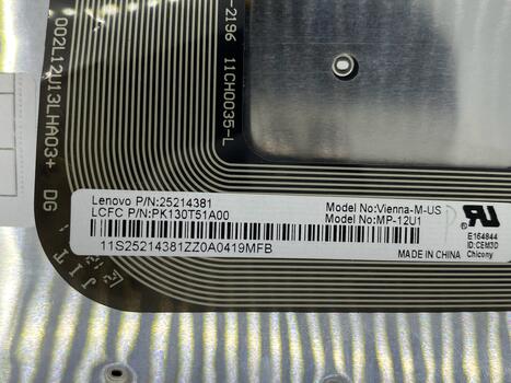 Клавиатура для ноутбука Lenovo IdeaPad (Yoga 2-11) Black, (No Frame), RU - фото 3