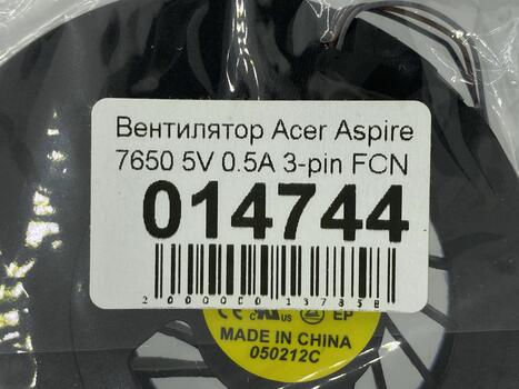 Вентилятор для ноутбука Acer Aspire 7650 5V 0.5A 3-pin Forcecon - фото 5