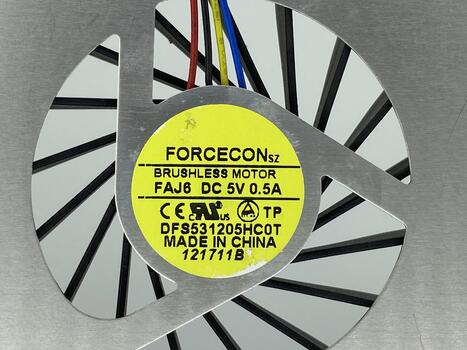 Вентилятор для ноутбука Asus N43D, N43DA, N43J, N43JF, N43JM, N43JQ, N43S, N43SL, N43SM, N43SN, 5V 0.5A 4-pin Forcecon - фото 3