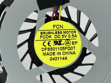 Вентилятор для ноутбука Toshiba Satellite C40, C45 5V 0.5A 3-pin FCN - фото 3