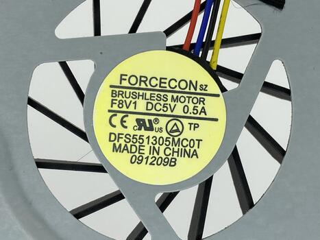 Вентилятор для ноутбука Toshiba Satellite M500, M501, M502, M503, M505, M506, M507, M511, M512, M515, U500, U505, Portege M900, M901, M902, M911, M903, M905, M906, M907, M908, M909, M910, M915, M916, Asus B53F, 5V 0.4A 4-pin ADDA без крышки - фото 3