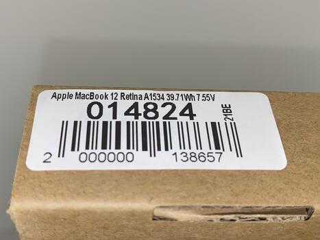 Аккумуляторная батарея для ноутбука Apple A1534 MacBook 12" A1534 (2015) 7.55V Black 5200mAh Orig - фото 5