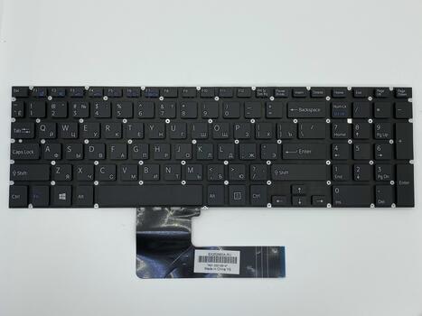 Клавиатура для ноутбука Sony (FIT 15, SVF15) Black, (No Frame) RU - фото 2