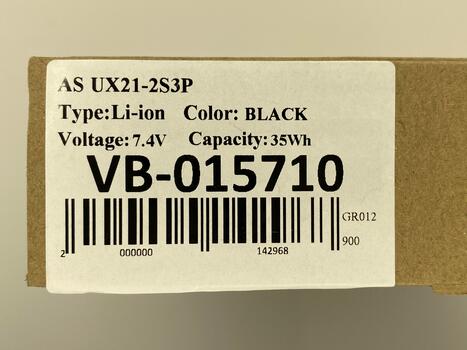 Аккумуляторная батарея для ноутбука Asus C23-UX21 UX21A Zenbook 7.4V Black 4800mAh Orig - фото 5