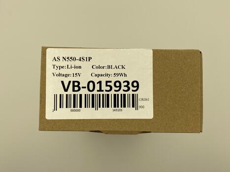 Аккумуляторная батарея для ноутбука Asus C41-N550 N550JA 15V Black 4000mAh Orig - фото 5