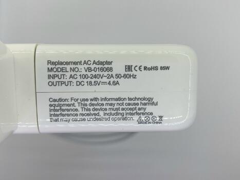 Блок питания для ноутбука Apple 85W 18.5V 4.6A MagSafe A1172 (L-shape) OEM - фото 3