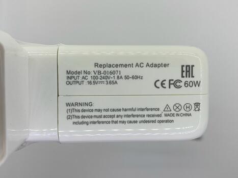 Блок питания для ноутбука Apple 60W 16.5V 3.65A MagSafe2 A1435 Apple MacBook Pro 13 (2012 и позднее) OEM - фото 3