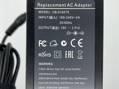 Блок питания для ноутбука Delta 75W 19V 3.95A 5.5x2.5mm PA3468U-1ACA REPLACEMENT - фото 3