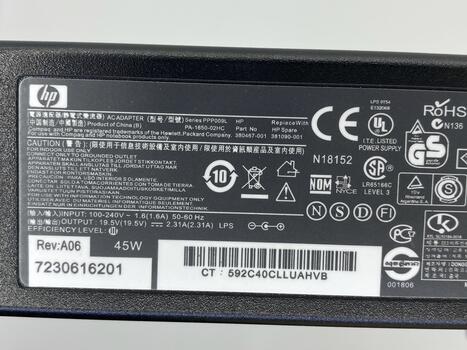 Блок питания для ноутбука HP 45W 19.5V 2.31A 4.5x3.0mm HSTNN-DA35 OEM - фото 7