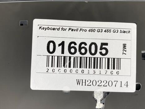 Клавиатура для ноутбука HP ProBook (450 G3, 455 G3, 470 G3, 450 G4, 455 G4, 470 G4) с подсветкой (Light), Black, (Black Frame), RU - фото 5