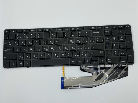 Клавиатура для ноутбука HP ProBook (450 G3, 455 G3, 470 G3, 450 G4, 455 G4, 470 G4) с подсветкой (Light), Black, (Black Frame), RU - фото 2