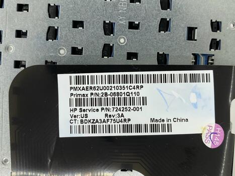 Клавиатура для ноутбука HP Pavilion (14-e) Black, (No Frame), RU - фото 3