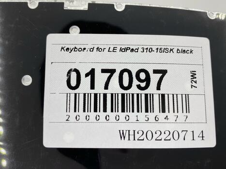 Клавиатура для ноутбука Lenovo IdeaPad (310, 310-15ISK, V310-15ISK, 310-15ABR, 310-15IAP) Black, (No Frame) RU - фото 5