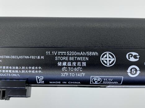 Аккумуляторная батарея для ноутбука HP HSTNN-DB2L EliteBook 2560p 11.1V Black 5200mAh OEM - фото 3