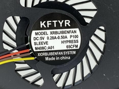 Вентилятор (кулер) для ноутбука Lenovo IdeaPad G400S 5V 0.28-0.5A 4-pin KFTYR - фото 3