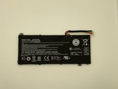 Аккумуляторная батарея для ноутбука Acer AC14A8L Aspire VN7-571G 11.4V Black 4465mAh - фото 2