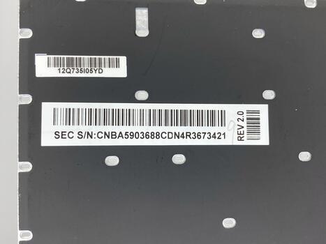 Клавиатура Samsung (NP530U4E) с подсветкой (Light) Black, (No Frame), RU - фото 3