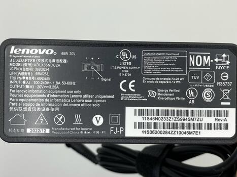 Блок питания для ноутбука Lenovo 65W 20V 3.25A 4.0x1.7 mm ADLX65CLGC2A - фото 3