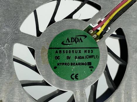 Вентилятор для ноутбука Clevo D900, M980 5V 0.5A 3-pin ADDA - фото 3