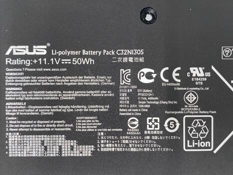 Аккумуляторная батарея для ноутбука Asus C32N1305 UX301LA Zenbook Infinity 11.1V Black 4500mAh Orig - фото 3