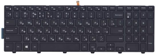 Клавиатура для ноутбука Dell Inspiron (15-5000, 15-3000, 5547, 5521) с подсветкой (Light), Black, (Black Frame), RU Клавиатура для ноутбука Dell Inspiron (15-5000, 15-3000, 5547, 5521) с подсветкой (Light), Black, (Black Frame), RU - фото 2