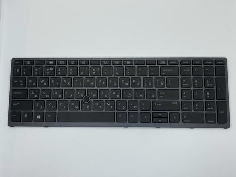 Клавиатура для ноутбука HP ProBook (470 G3) Black с подсветкой (Light), (No Frame) с указателем RU - фото 2