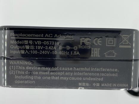Блок питания для ноутбука Asus 65W 19V 3.42A 5.5x2.5mm AS651905525FK OEM - фото 3