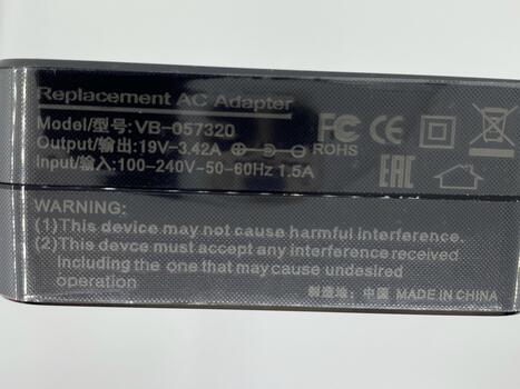 Блок питания для ноутбука Asus 65W 19V 3.42A 4.5x3.0mm AS651904530FK Wall OEM - фото 3