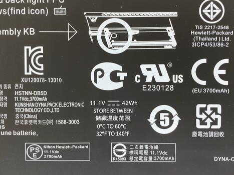 Аккумуляторная батарея для ноутбука HP BL06XL Elitebook 1040 G1 11.1V Black 3700mAh Orig - фото 3