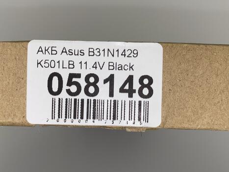 Аккумуляторная батарея для ноутбука Asus B31N1429 K501LB 11.4V Black 4110mAh Orig - фото 5