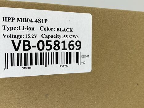 Аккумуляторная батарея для ноутбука HP Compaq MB04XL Envy x360 15.4V Black 3615mAh Orig - фото 5