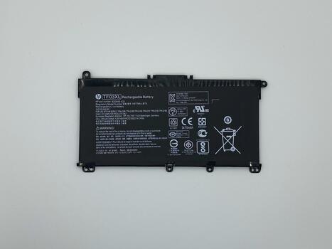 Аккумуляторная батарея для ноутбука HP TF03XL Pavilion 15-cc 11.55V Black 3630mAh Orig