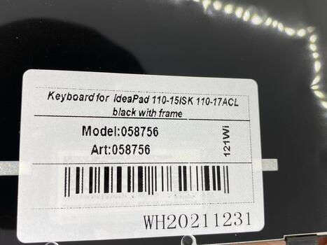 Клавиатура для ноутбука Lenovo IdeaPad (110-15ISK, 110-17ACL) Black (With Frame), RU - фото 5