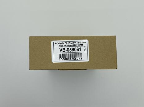 Блок питания для ноутбука Toshiba 45W 19V 2.37A 5.5x2.5mm TA451905525 OEM - фото 5