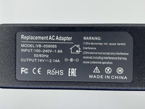 Блок питания для ноутбука Samsung 30W 14V 2.14A 6.5x4.4mm SG301406544 REPLACEMENT - фото 3