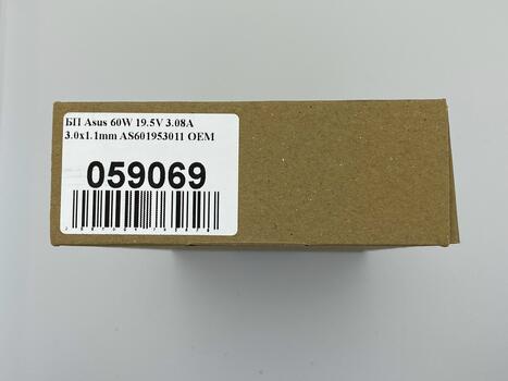 Блок питания для ноутбука Asus 60W 19.5V 3.08A 3.0x1.1mm AS601953011 OEM - фото 5