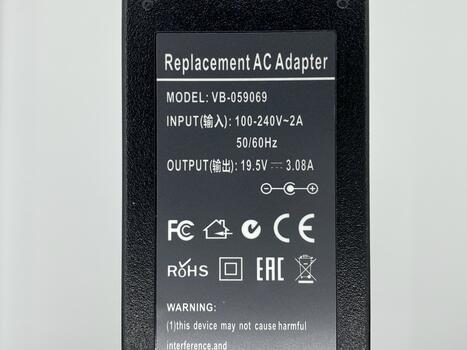 Блок питания для ноутбука Asus 60W 19.5V 3.08A 3.0x1.1mm AS601953011 OEM - фото 3