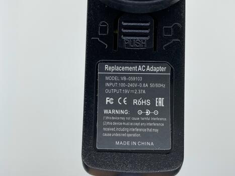 Блок питания для ноутбука Toshiba 45W 19V 2.37A 5.5x2.5mm TA451905525QC Travel Charger REPLACEMENT - фото 3