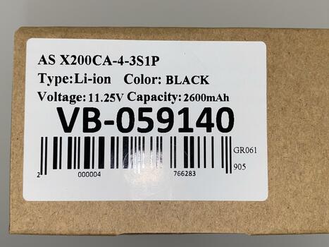 Аккумуляторная батарея для ноутбука Asus A31N1302 VivoBook F200CA 11.25V Black 2600mAh OEM - фото 5