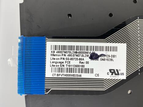 Клавиатура для ноутбука HP Pavilion (15-ab) Silver с подсветкой (Light), (No Frame) RU - фото 3