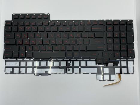 Клавиатура для ноутбука Asus ROG (G752) с подсветкой (Light), Black, (No Frame) RU - фото 2